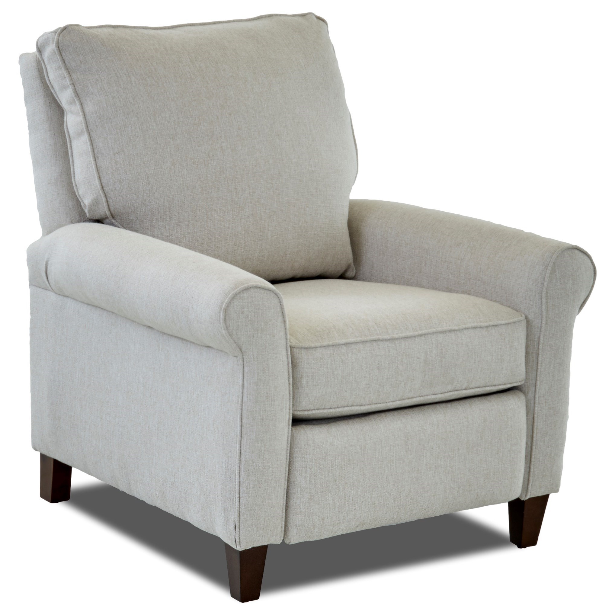 Klaussner Township 82708 HLRC Casual High Leg Recliner Dunk & Bright